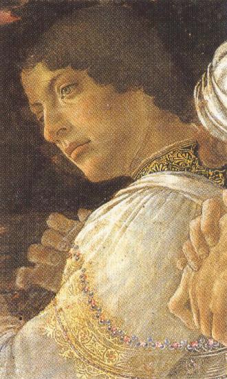 Sandro Botticelli Young kneeling Mago (mk36) oil painting picture